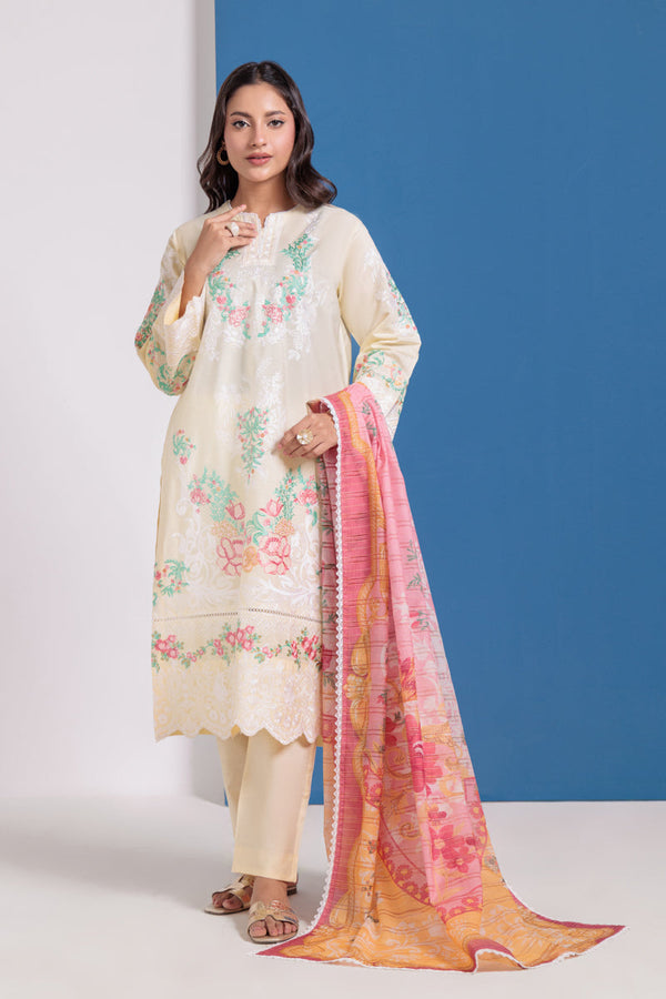 L-Yellow-Cotton Silk-3 Piece (WPS25SE3001)B-98/106