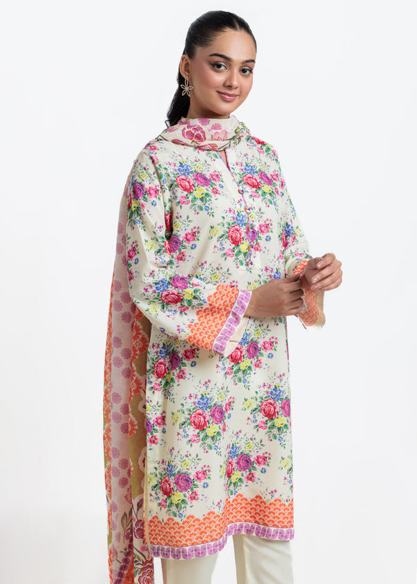 Cream-Poly Lawn-3 Piece (WU3PPBS25SO6J34P)B-87