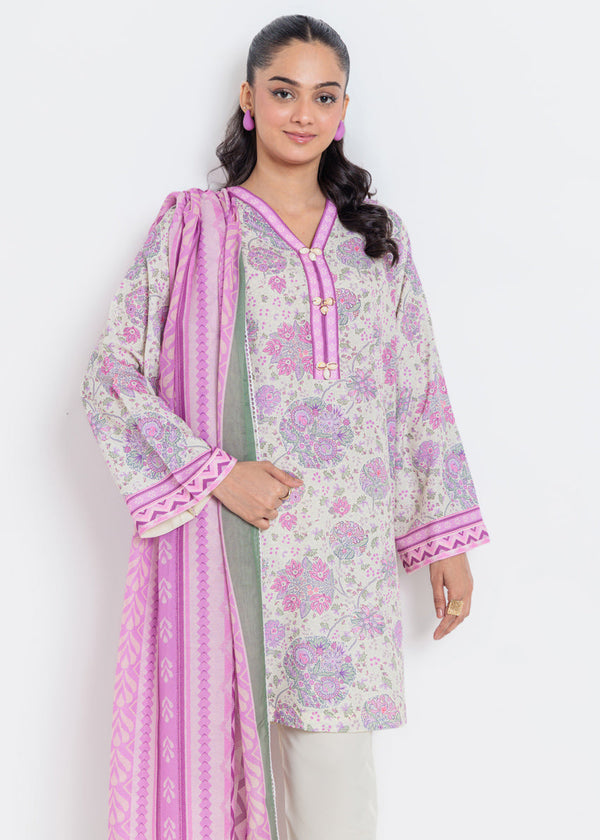 Cream-Poly Lawn-3 Piece (WU3PPBS25SO6J26P)B-22