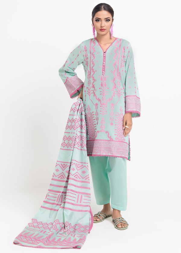 B-Green-Jacquard-3 Piece (WPS25JD3069)B-86