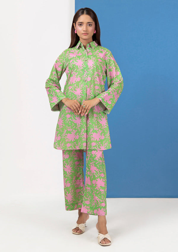 L-Green-Cambric-2 Piece (WPS25P2049)B-133