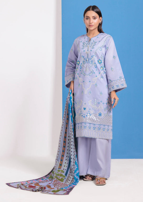 Lilac-Cotton Net-3 Piece (WPS25FE3043)B-195/196