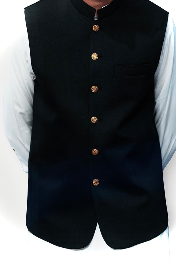 BLACK-WAIST COAT (BWR-559)
