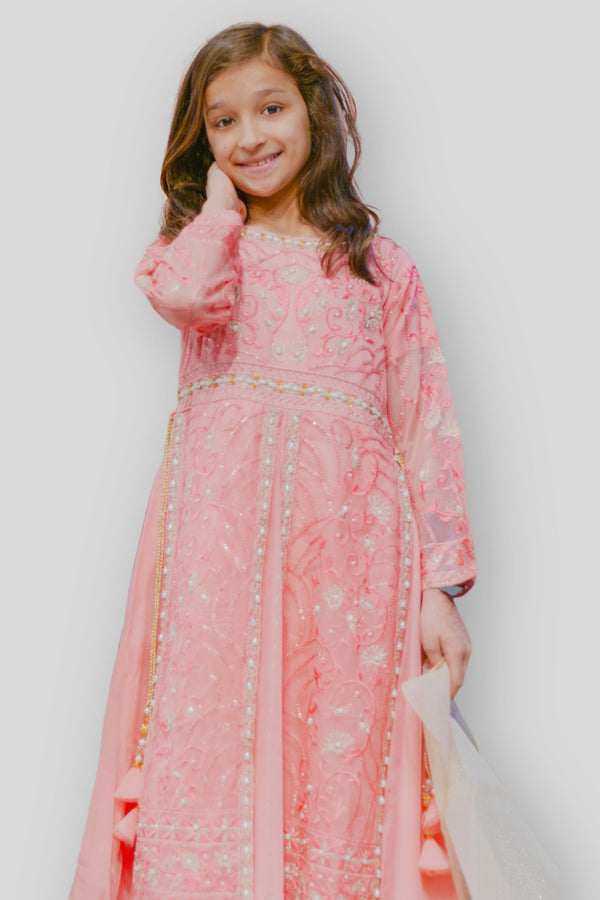 Girls Stitched Festive 3 Piece 723