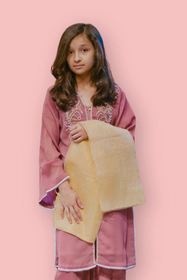 Girls Stitched Festive 3 Piece 720