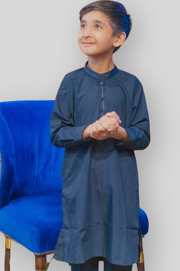 BLACK-KURTA SHALWAR (BKSS-061) B-219 R17