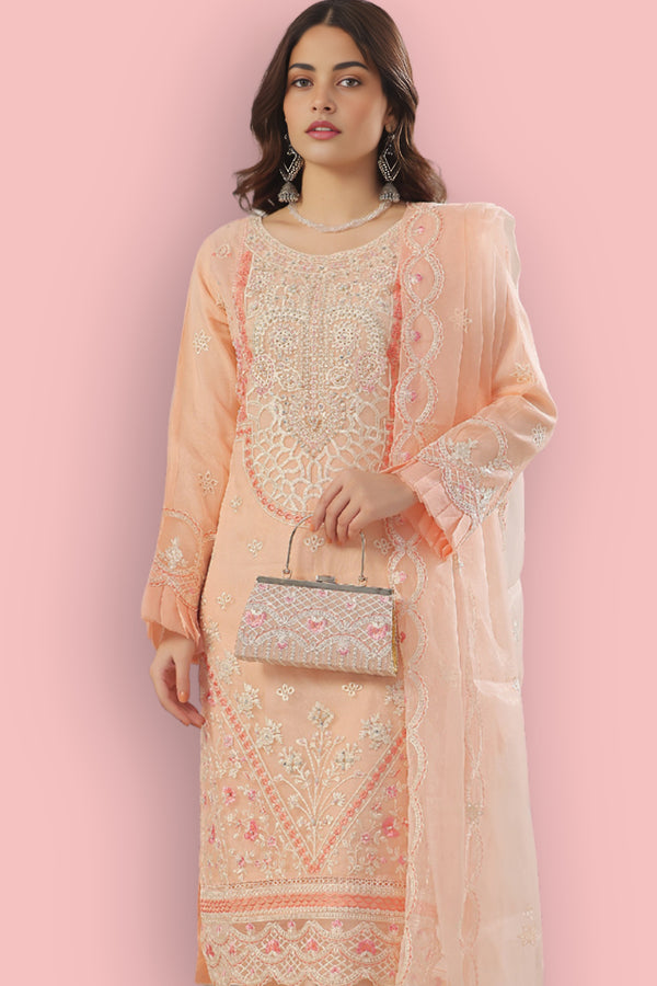 Peach-Organza-3Piece-OK04 (B-55) R3