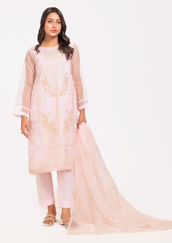 PINK-ORGANZA-3 PIECE (BPS5243P12) B-55 R3
