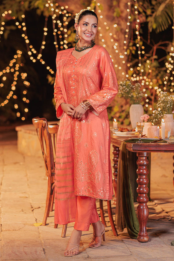 ORANGE-VISCOSE-3 PIECE (BPS5243P43)B-07 R-7
