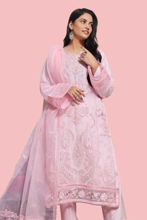 Pink-Organza-3Piece-AY03 (B-185)