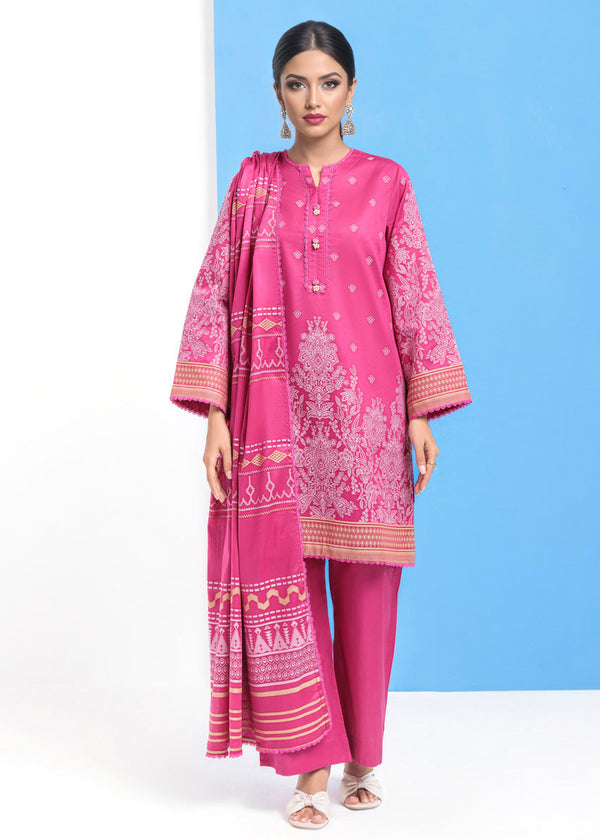 Pink-Jacquard-3 Piece (WPS25JD3064)B-150