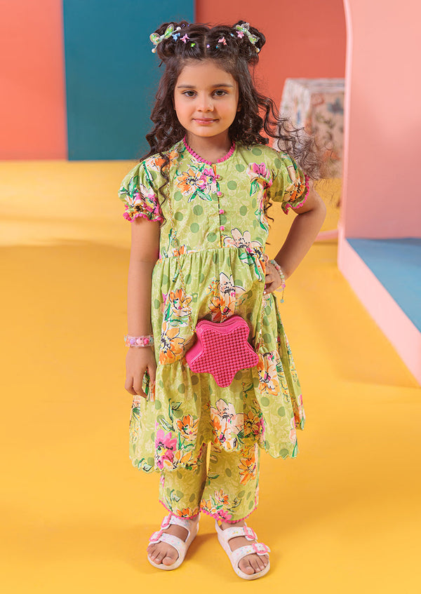 Green LADIES STITCHED SUITS (G25P2001) B-224-231