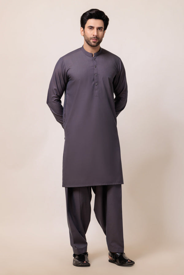 CHARCOAL-BLENDED-SHALWAR SUIT  - (GSBW24-008) B-54. R23