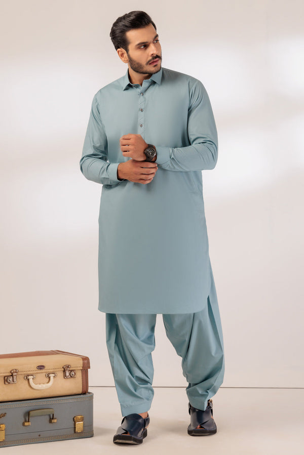 SLATE-BLENDED-SHALWAR SUIT - (GSSR24-028)B-27. R22