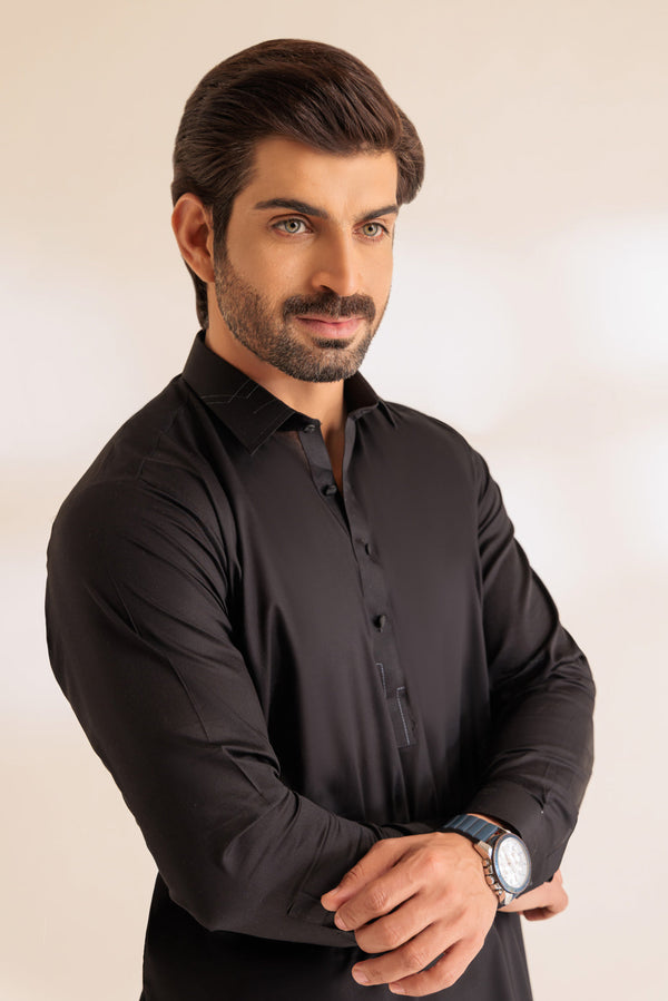 SOOT-BLENDED-SHALWAR SUIT - (GSSS24-001) B-41