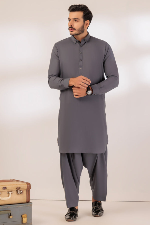 D-GREY-BLENDED-SHALWAR SUIT - (GSSS24-025)B-20. R22