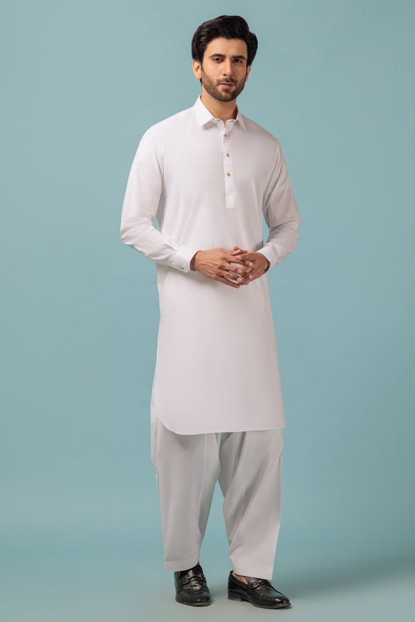 WHITE-BLENDED-SHALWAR SUIT - (GSSW23-005) B-46