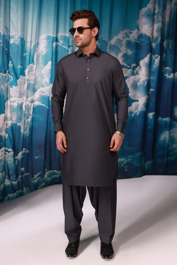 B-SAND-BLENDED-SHALWAR SUIT - (GSSW24-003) B-09. R22