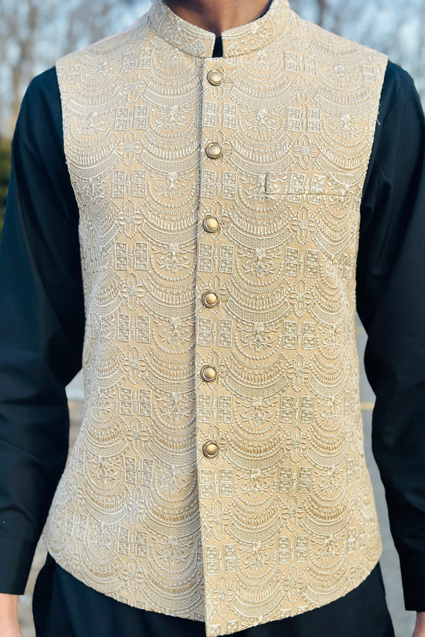 BEIGE-WAIST COAT (BWR-554)