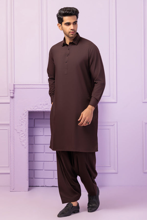 D-WALNUT-BLENDED-KURTA SHALWAR - (KSRR24-006) B-39