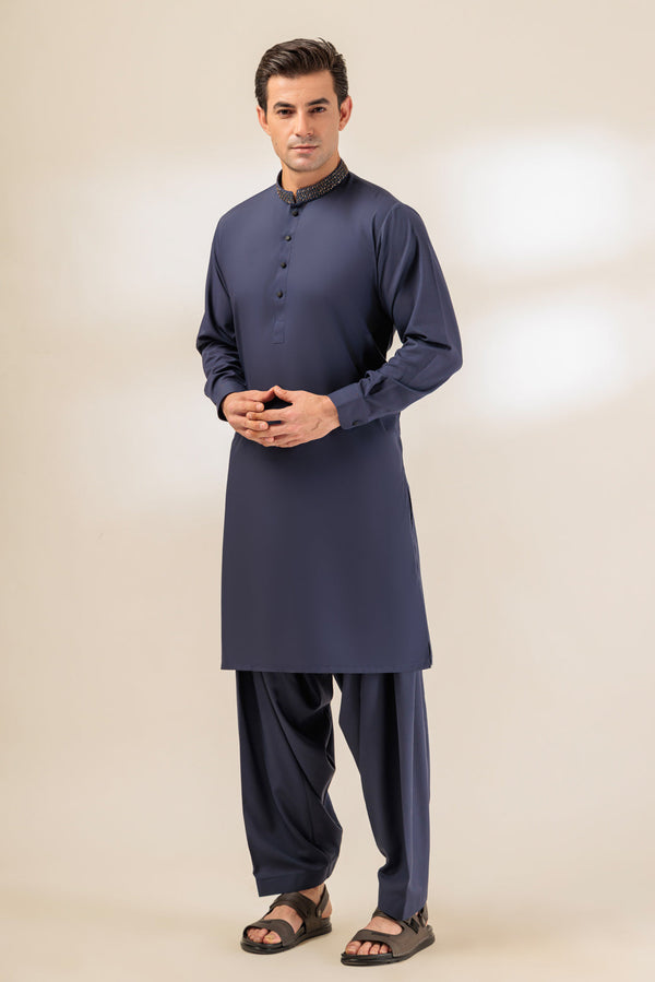 I-BRASS-BLENDED-KURTA SHALWAR - (KSRR24-010)B-33