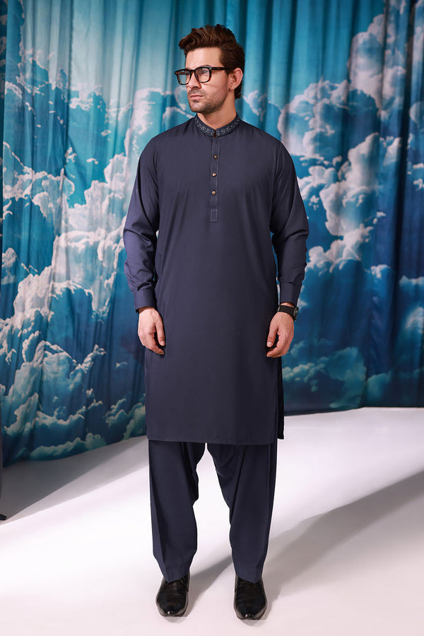I-BRASS-BLENDED-KURTA SHALWAR - (KSRW24-016) B-26 R19