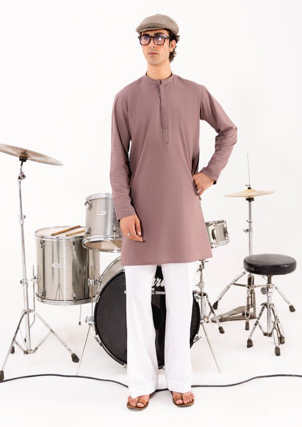Mauve-Blended-Kurta - (M25KUE1042) B-19