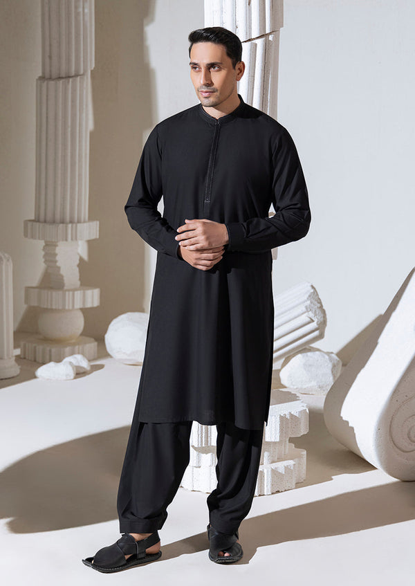 Black-Blended-Shalwar Suit - (M25SSS2001)B-48 R24
