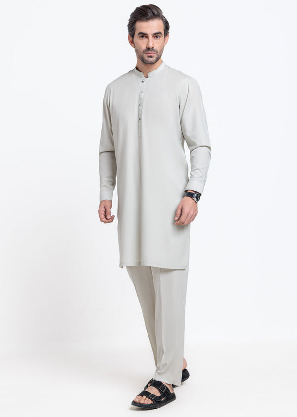L-Green-Blended-Kurta Trouser - (MPS25SSS2081) B-45