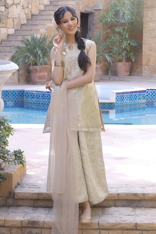 Girls Stitched Festive 3 Piece 708