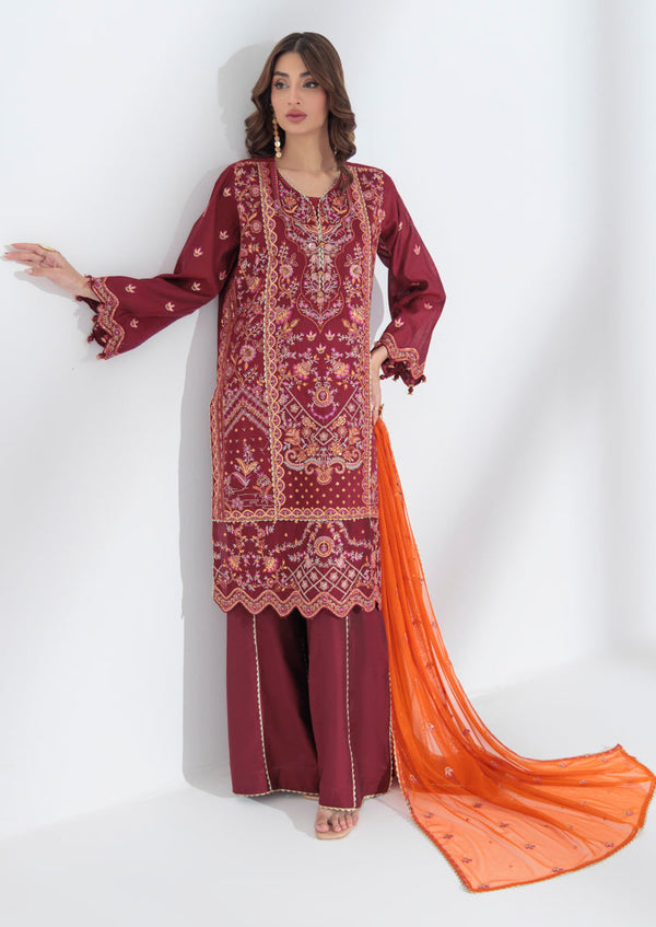 Red-Cotton Net-3 Piece (W25FE3005)B-180