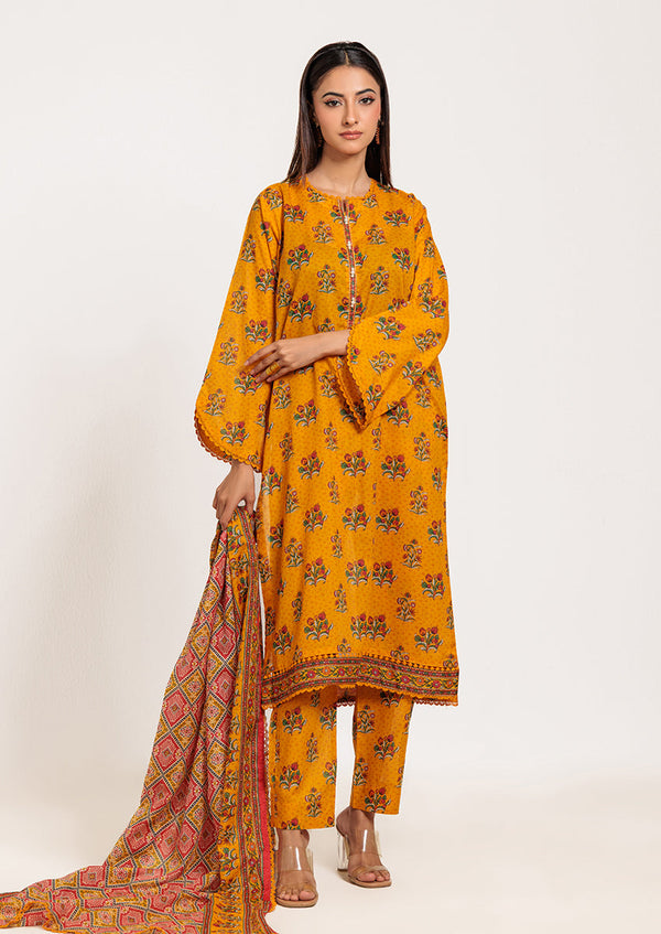 Mustard-Cambric - 3 Piece (W25P3107) B-186