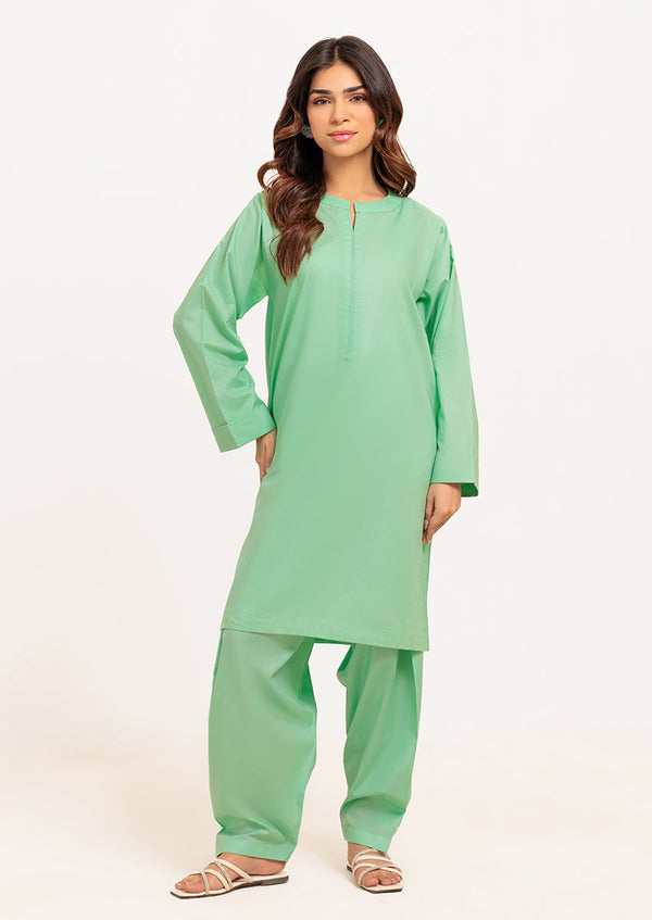 S-Green-Cambric - 2 Piece  (W25SL2037)B-06