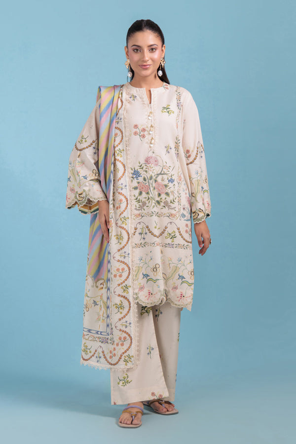 Cream-Cambric-3 Piece (WP3PPBS25B7A38)B-201
