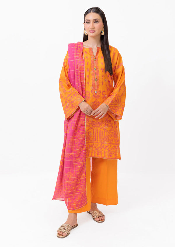Orange-Jacquard-3 Piece (WP3PPSS25ZA10)B-127
