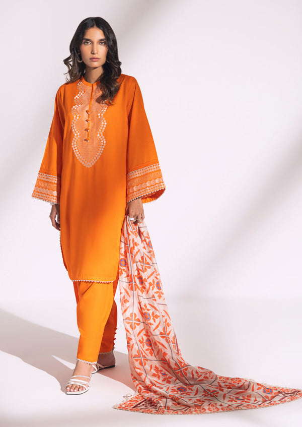 Orange-Lawn-3 Piece (WPS25DE3025)B-109 R3