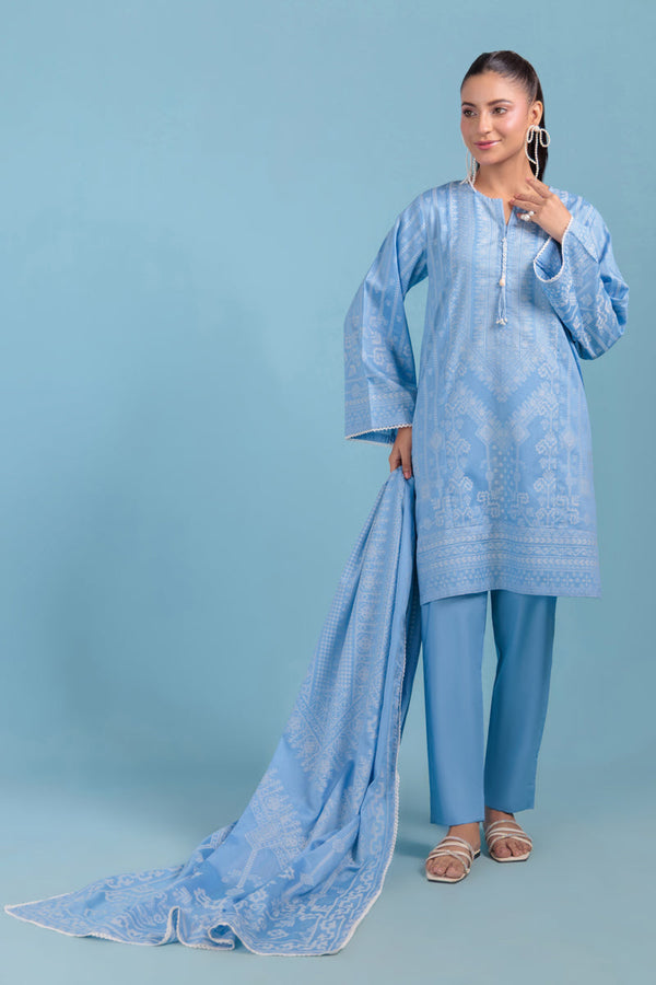 Lavender-Jacquard-3 Piece (WPS25JD3041)B-193