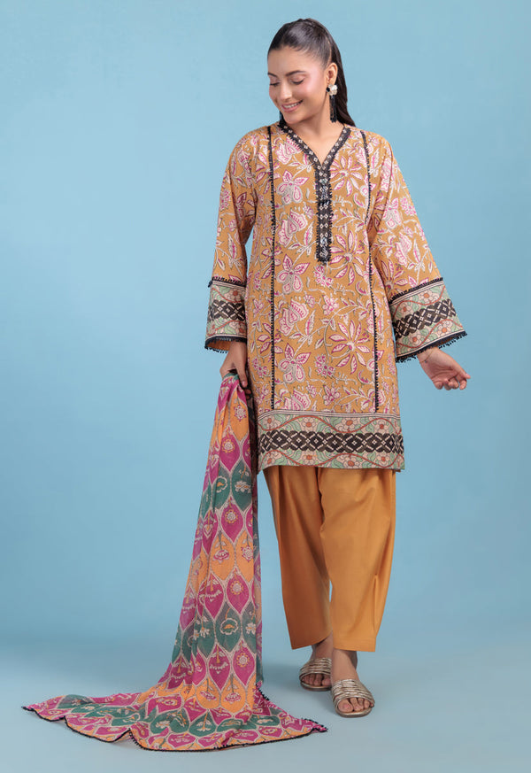 Ochre-Cambric-3 Piece (WPS25P3094)B-151