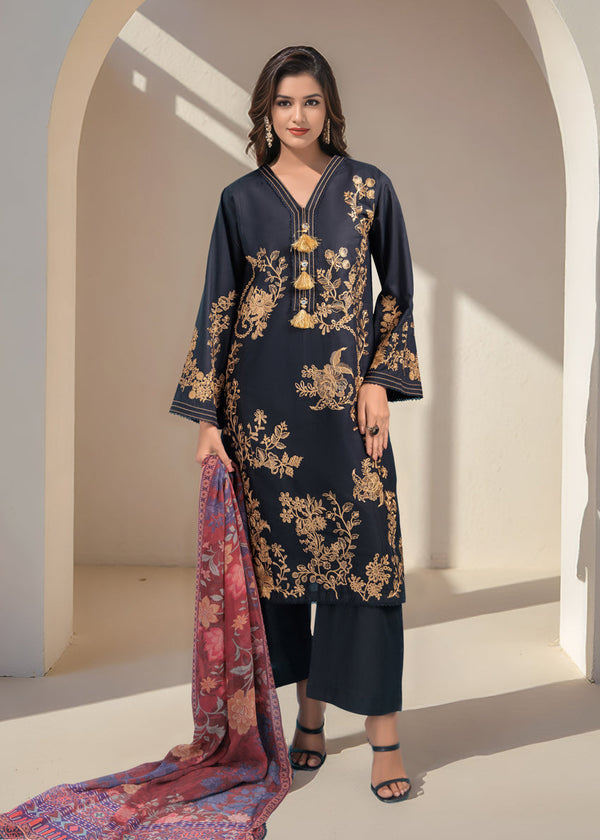Black-Cambric-3 Piece (WPS25SE3087)B-150
