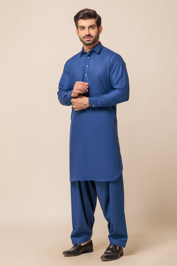D-BLUE-BLENDED-SHALWAR SUIT - (GSSW23-086) B-27