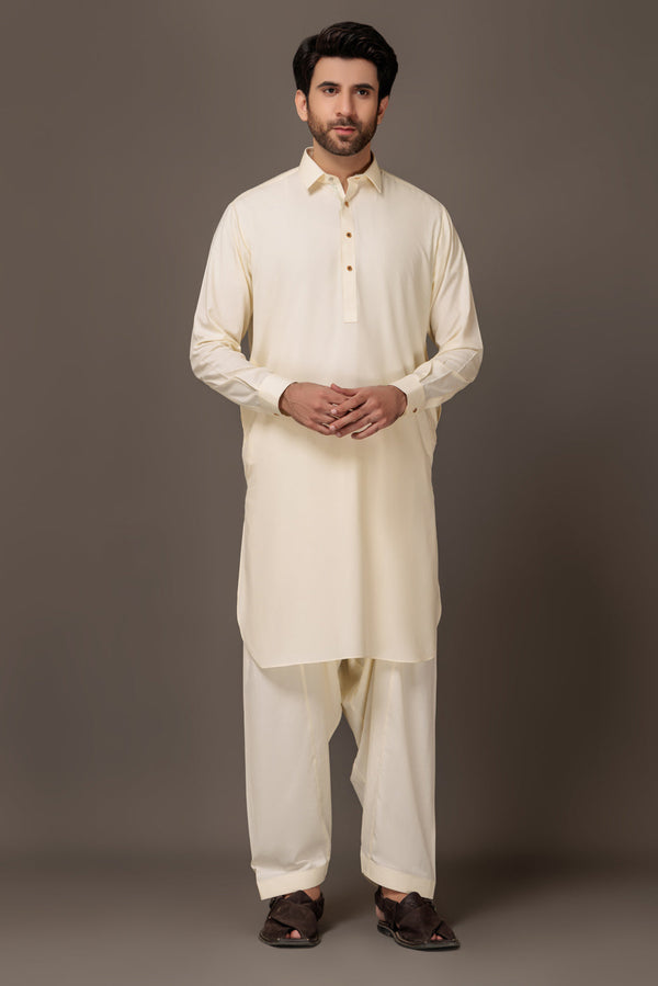 CREAM-BLENDED-SHALWAR SUIT - (GSSW23-089) B-02
