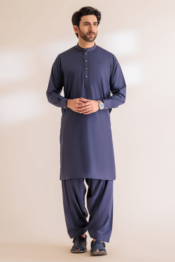 I-BRASS-BLENDED-KURTA SHALWAR - (KSRS24-011) B-34