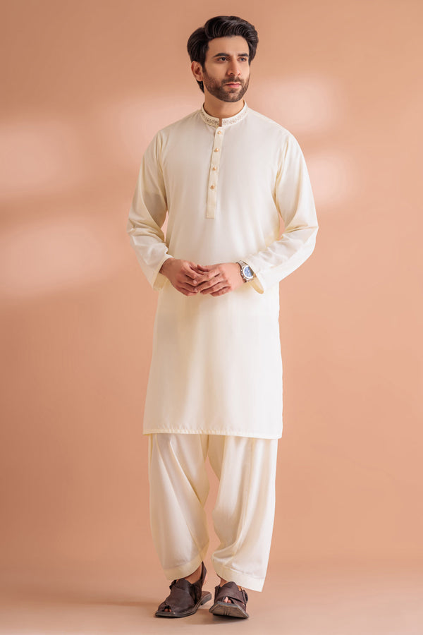 G-VILLA-BLENDED-KURTA SHALWAR - (KSRS24-014) B-03