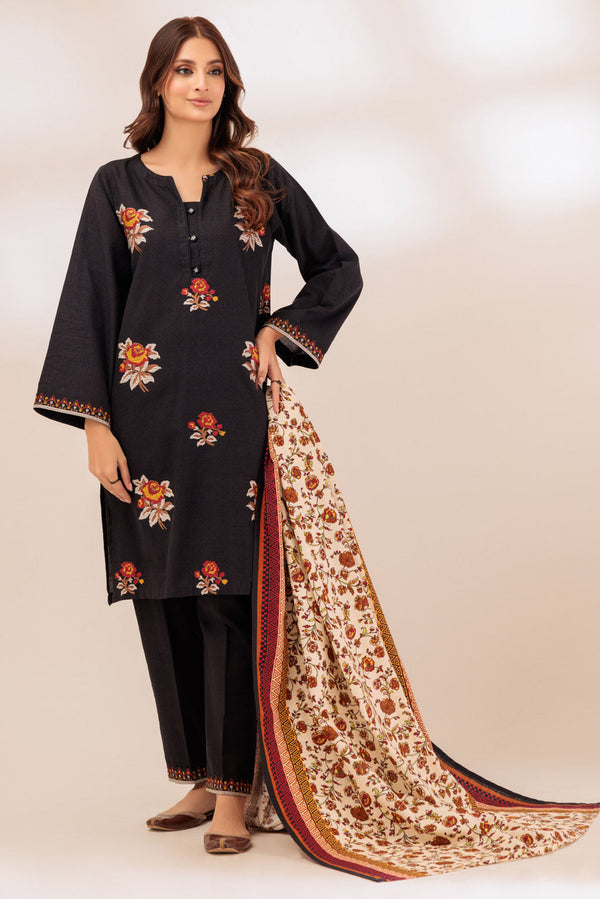 BLACK-KHADDAR-3 PIECE (PWS5233P41) B-231-232