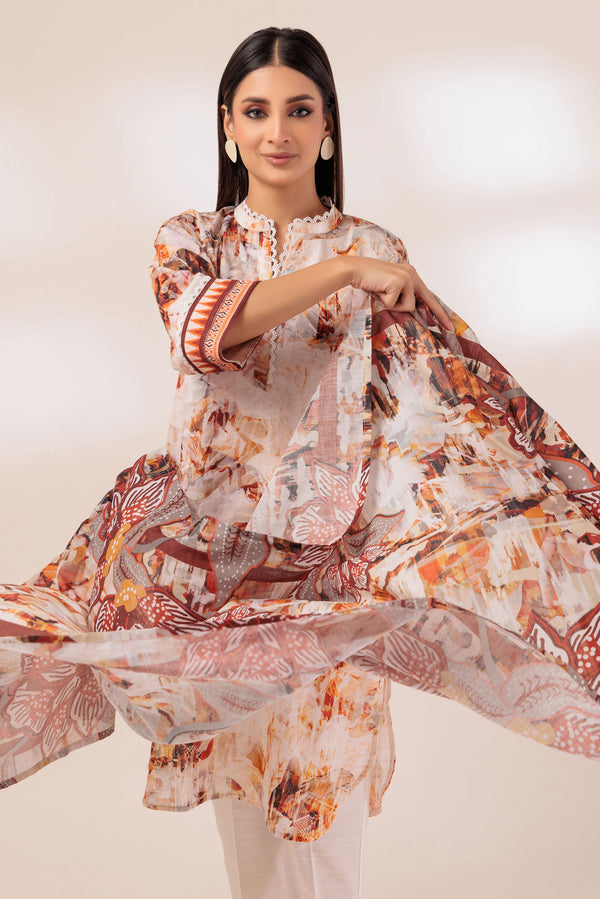 BEIGE-KHADDAR-3 PIECE (PWS5233P72) B-217