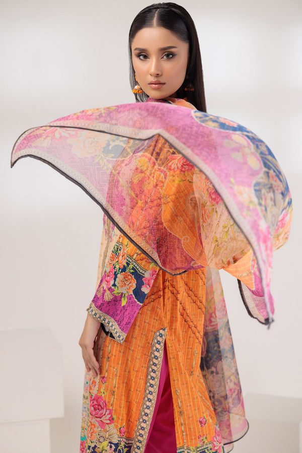 ORANGE-LAWN-3 PIECE (SSS233P81) B-247